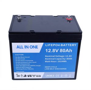 12,8В 80Ач қайта зарядталатын батарея литий-ионды батарея