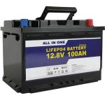 GEL / AGM ауыстыру Күн батареясының батареясы 12v 100ah LifePo4 литий-ионды батарея