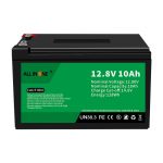 12.8V 10Ah LiFePO4 қорғасын қышқылын алмастыратын литий -иондық батареялар жиынтығы 12V 10Ah