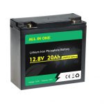 Қайта зарядталатын терең цикл Lifepo4 12V 20AH литий -иондық батареялар жиынтығы OEM