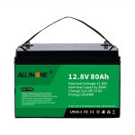 Ең танымал қорғасын қышқылын алмастыратын күн сәулесі RV теңіз LiFePO4 12V 80Ah литий батареясы